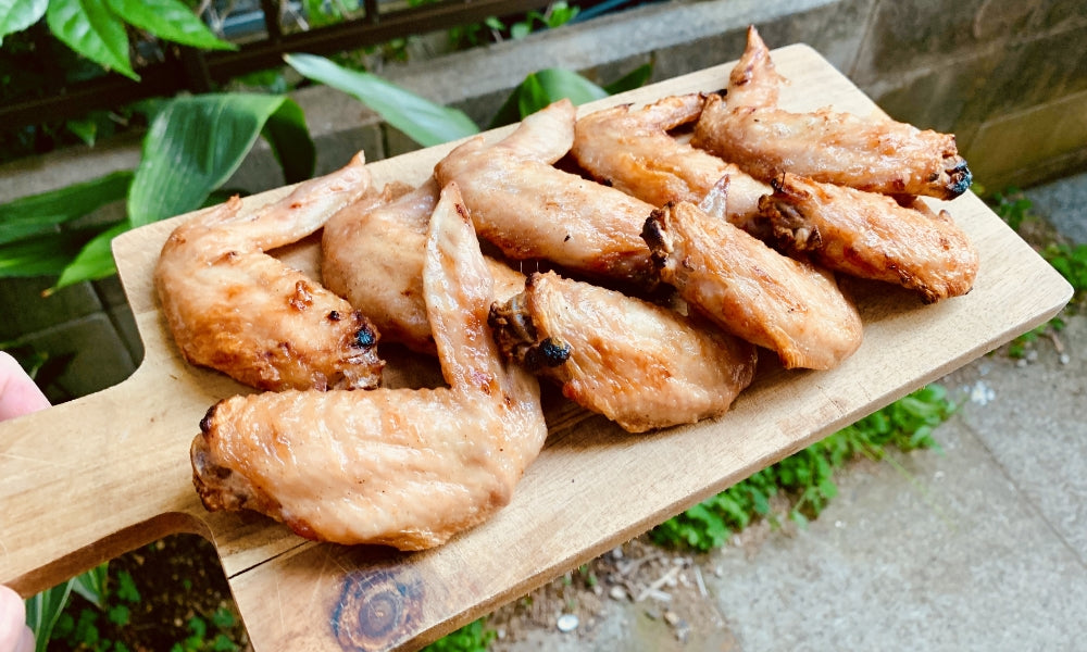 手羽先のゴマ油風味焼き