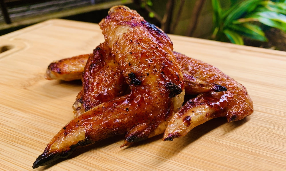 手羽先のBBQソース焼き